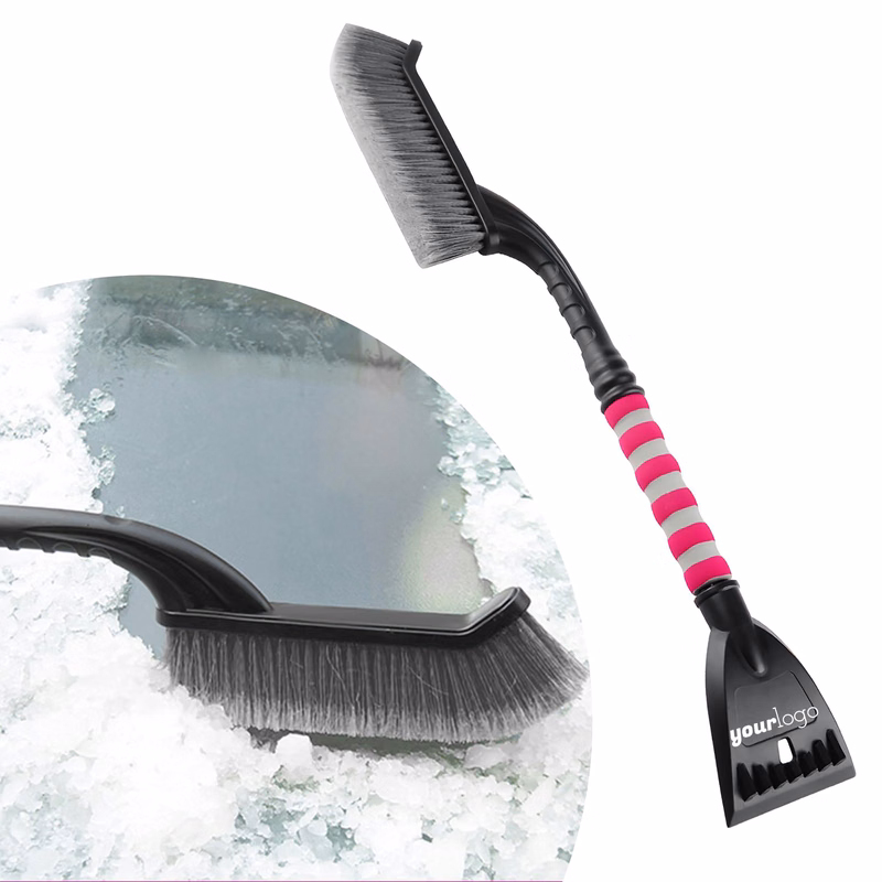 Extendable Detachable Ice Scraper with Snow Brush Handle