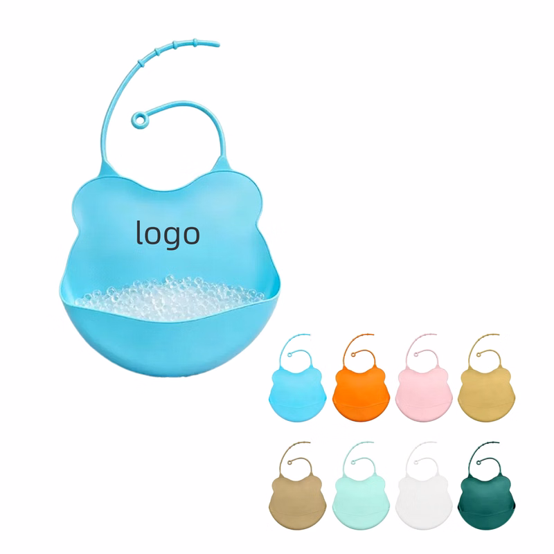 Lightweight Waterproof Infant Silicone Bib