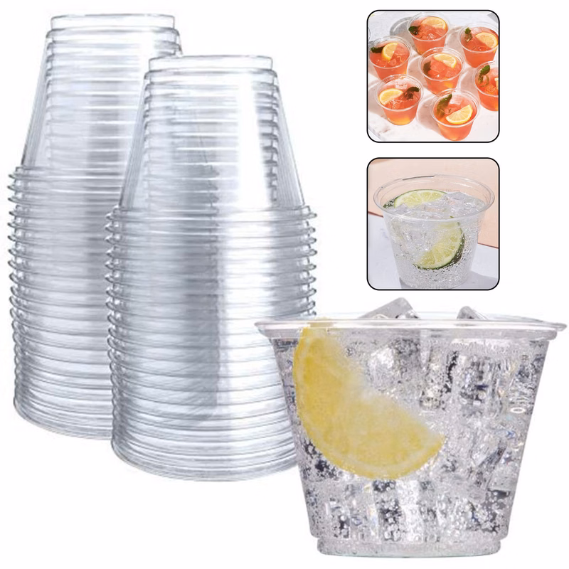 Clear Soft Plastic Cup - 8 oz.