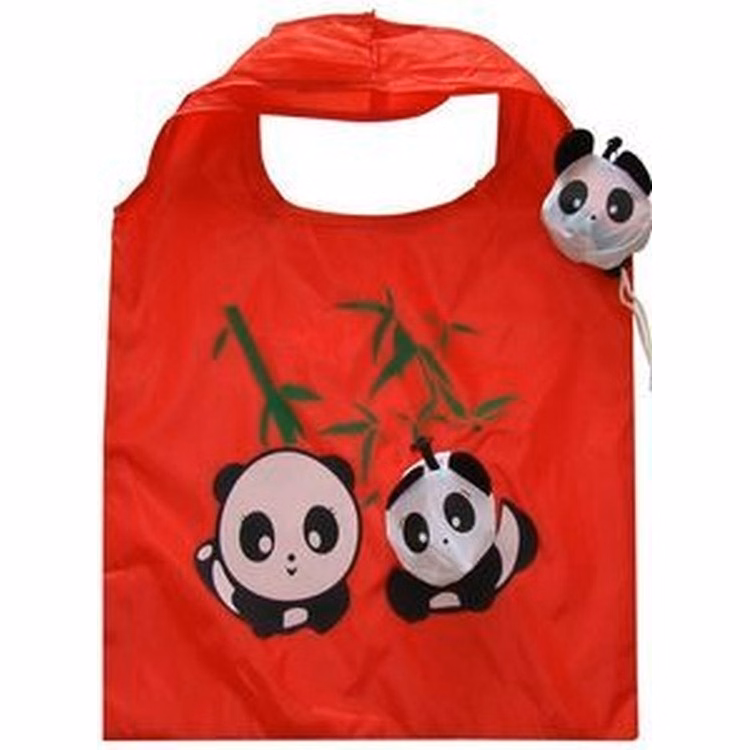 Panda Folding Reusable Compact Shopping Bag