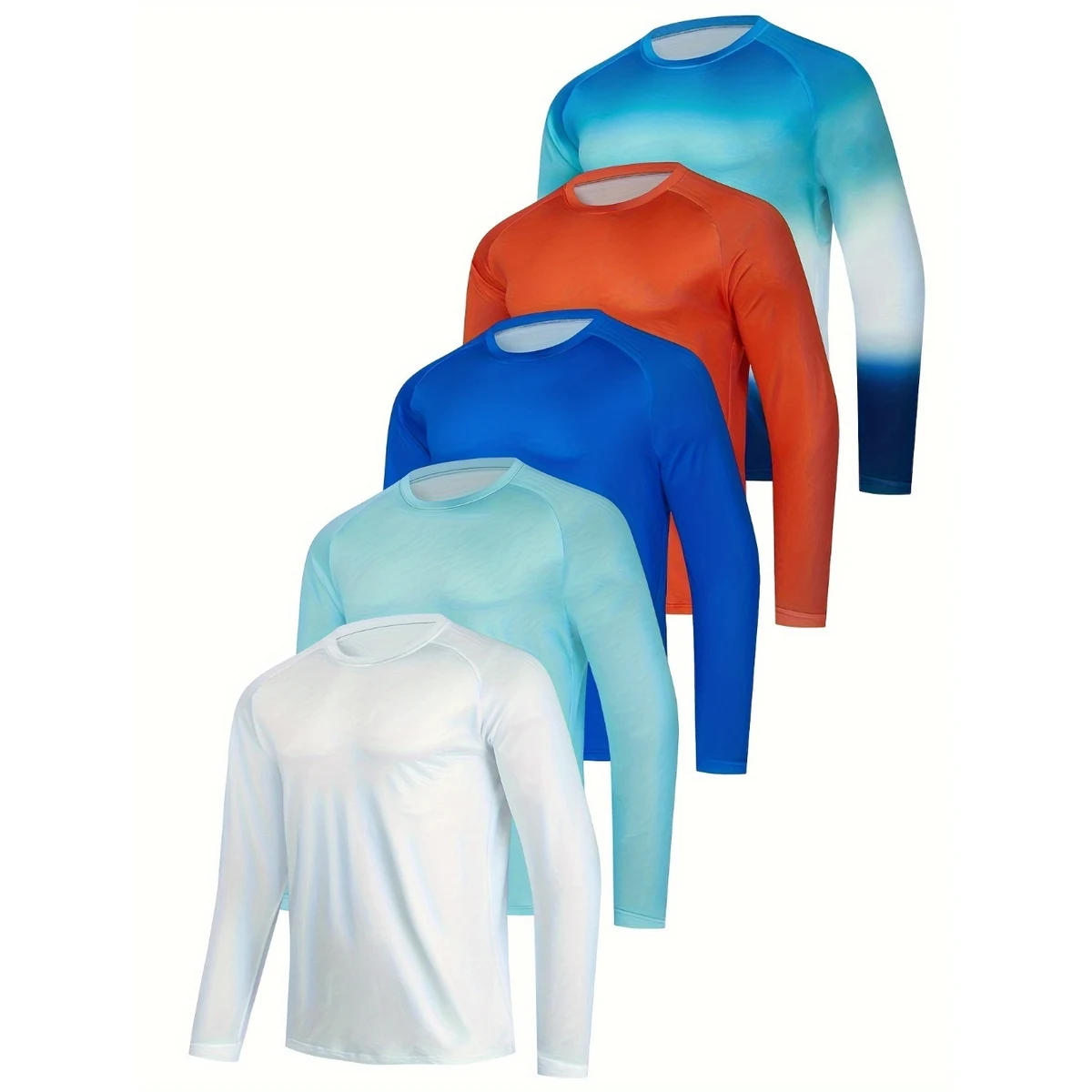 Unisex 170 GSM Full Color Sublimation Long Sleeve Fishing T-Shirt 1
