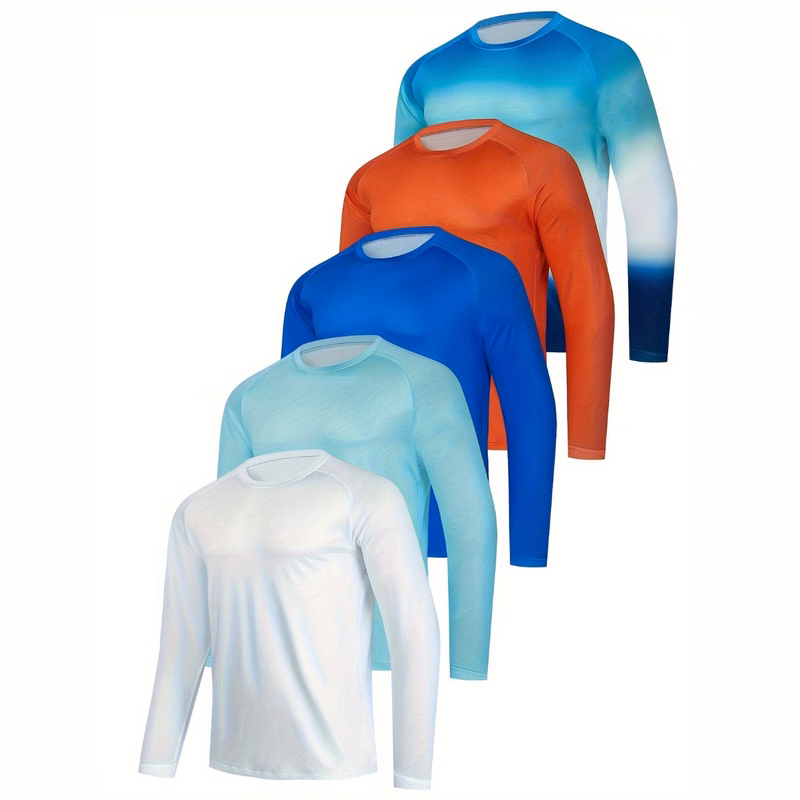 Unisex 170 GSM Full Color Sublimation Long Sleeve Fishing T-Shirt