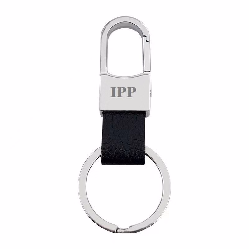 PU Leather Heavy Duty Car Key Ring For Men