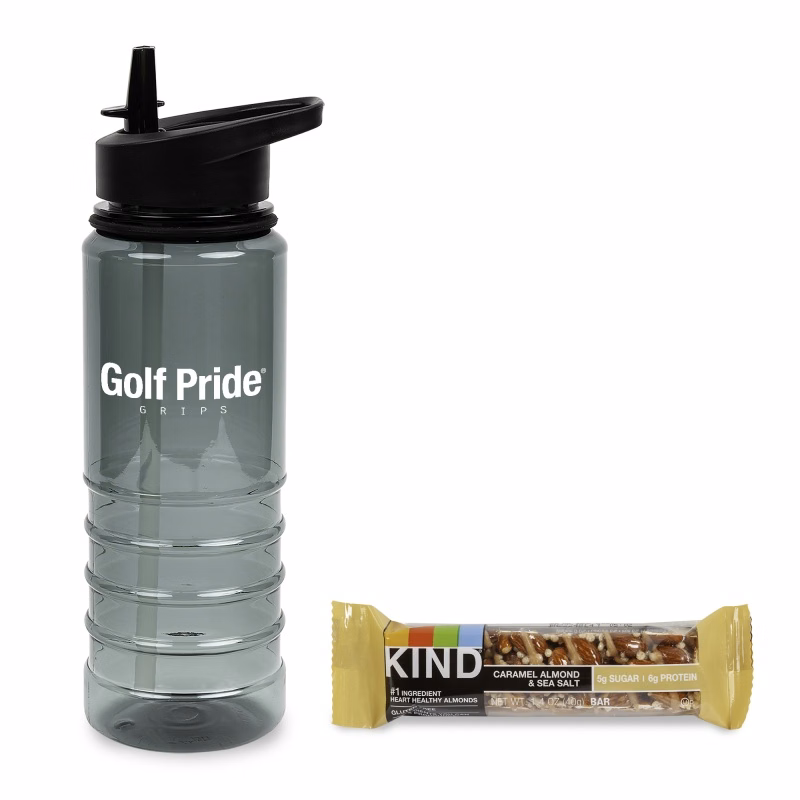 On the Go Sip n' Snack with 25 oz Tritan Water Bottle