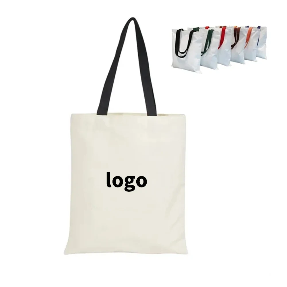 Color Canvas Tote, custom tote bag with logo imprint 1