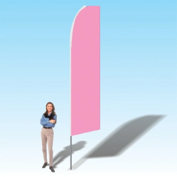 15FT Pink Advertising Banner Flag 1