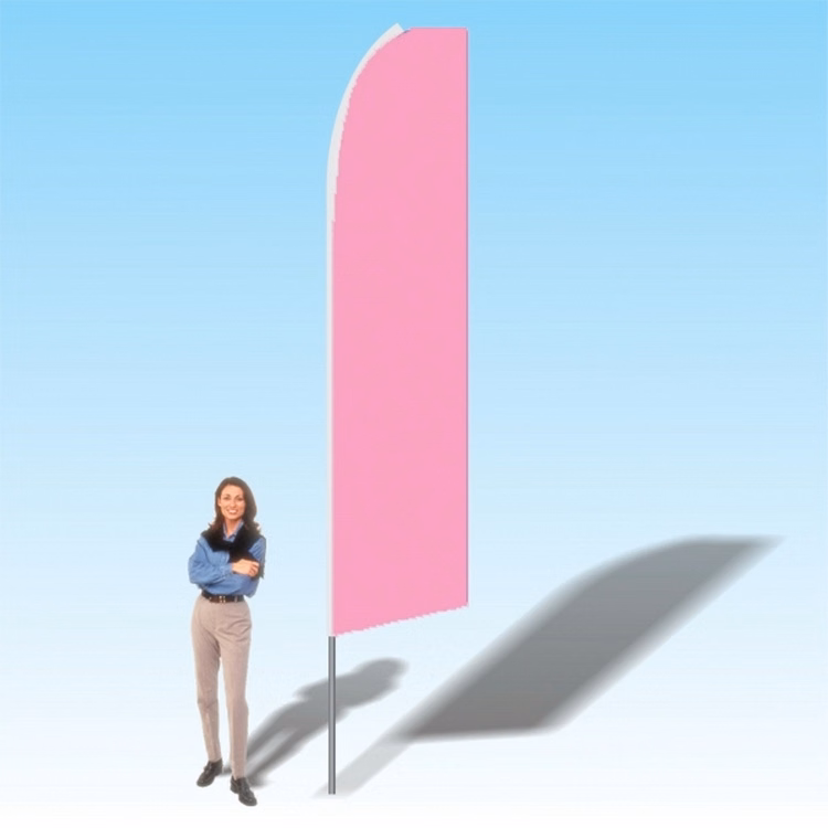 15FT Pink Advertising Banner Flag