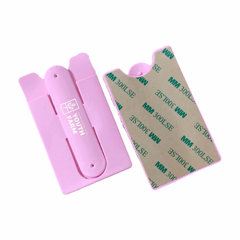 Silicone Mobile Phone Card Cover Holder