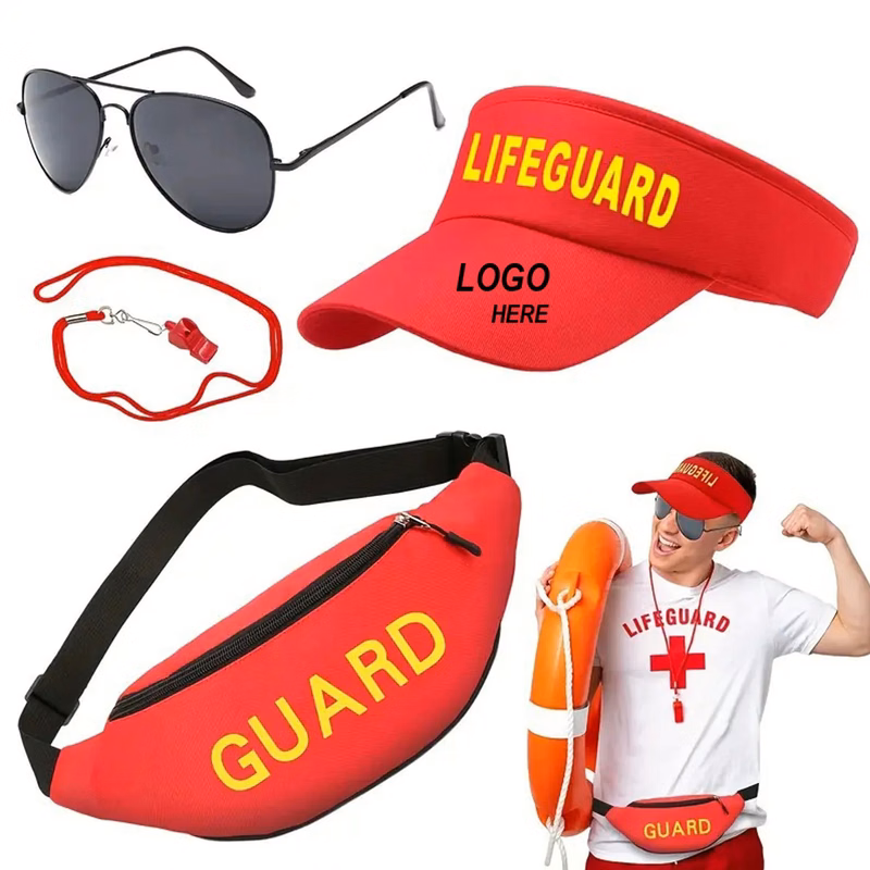 Life Guard Costume Accessories Set