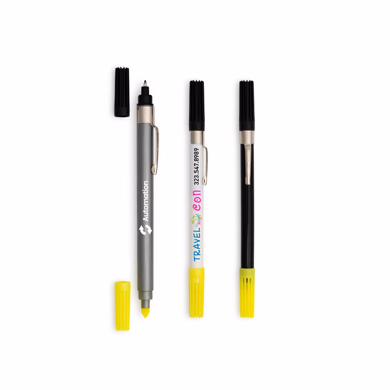Dri Mark® Double Header Highlighter + Marker Combo