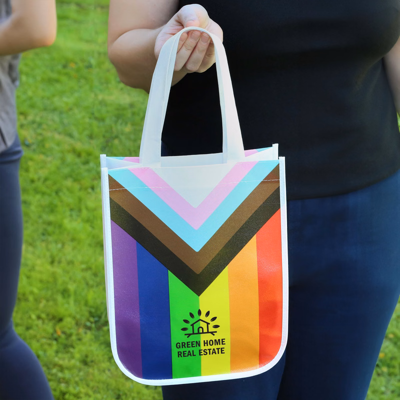 Progress Pride Laminated Fashion Tote Bag