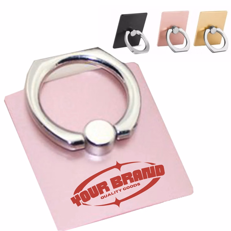 360 Degree Rotating Ring Buckle Mobile Phone Holder Square