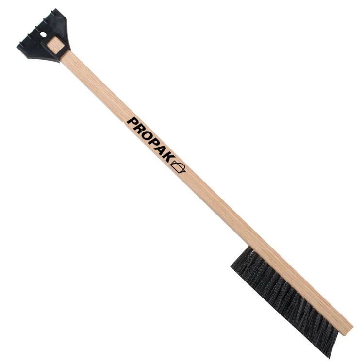 24" Wood Snowbrush w/ Ice Scraper 1