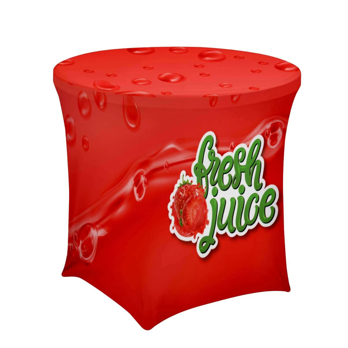 Café-Height UltraFit Round Table Throw (Full-Color Full Bleed) 1