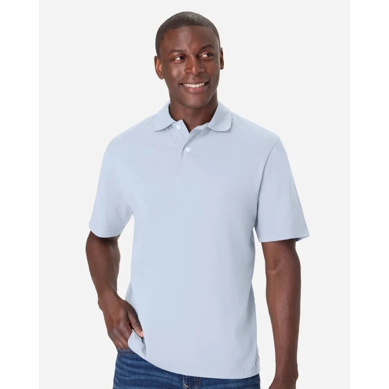 ComfortWash By Hanes Men's Garment-Dyed Jersey Polo - GDH116 1