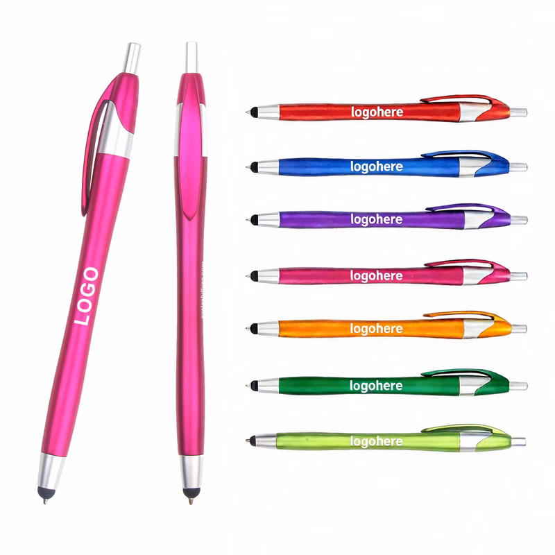 MOQ 100 2-in-1 Stylus and Ballpoint Pen