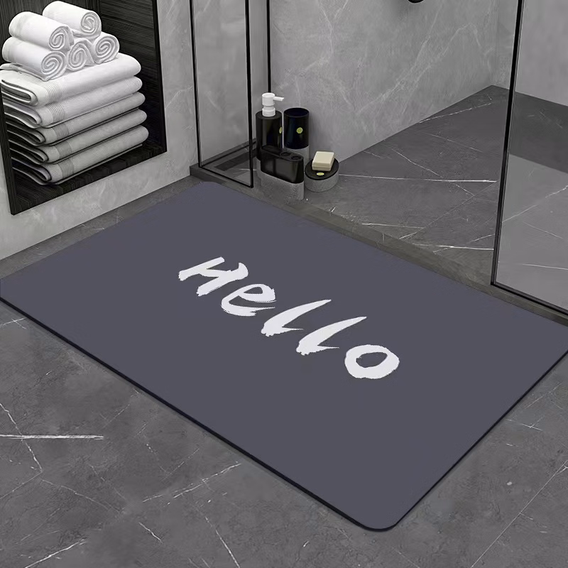 Diatom Mud Multishape Absorbent Bathroom Mat