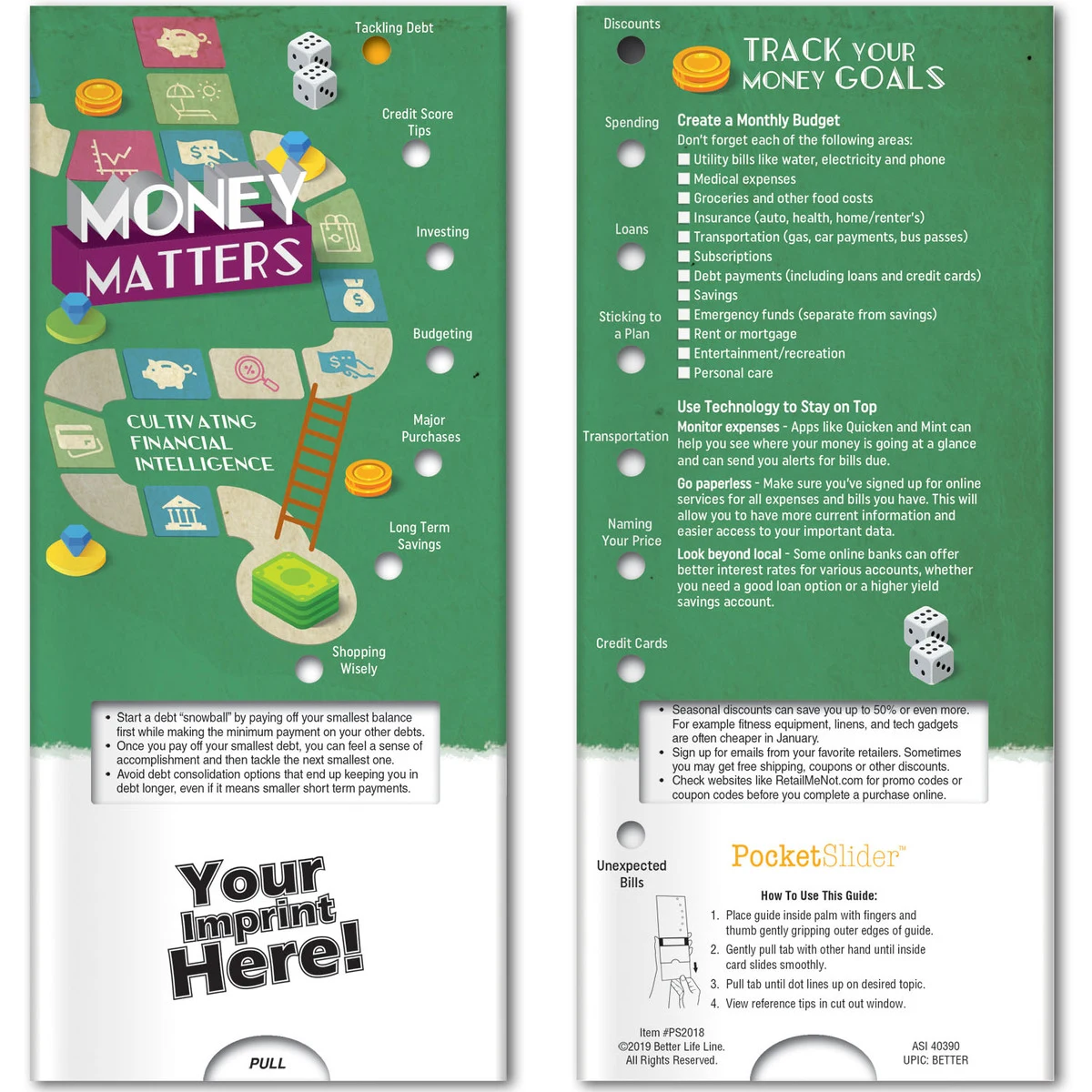 Pocket Slider - Money Matters 1