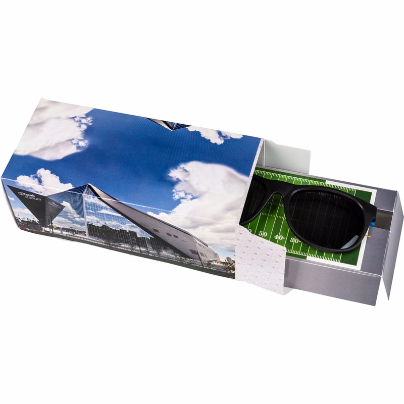 Custom Eyewear Packagingwith Imprinted Tray