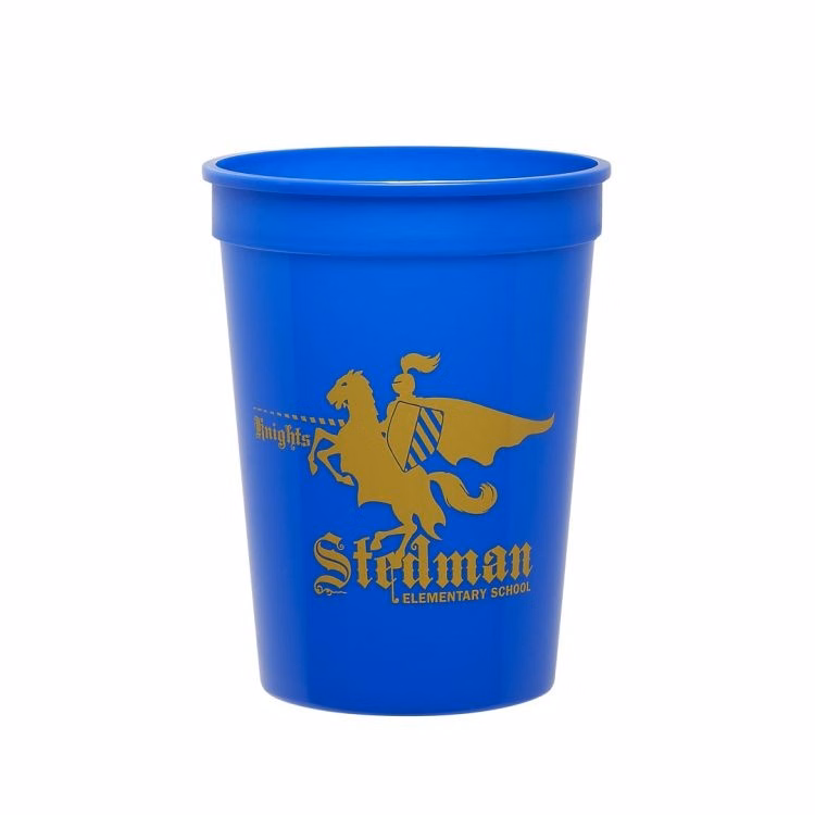 12 oz. Smooth Colored Stadium Cup