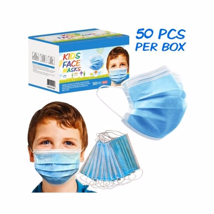 Kids' Face Masks - Blue 50/Box