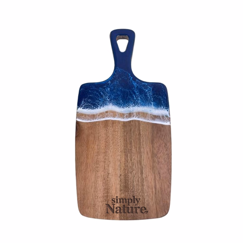 Acacia Wood Resin Serving Board - OCEAN