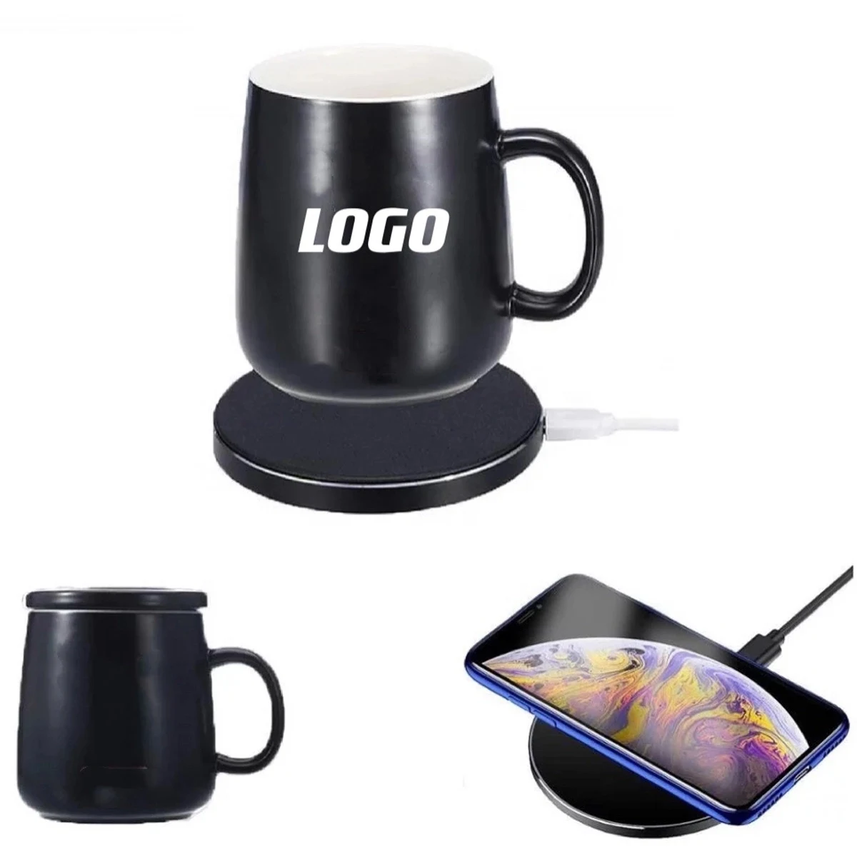 2-In-1 Mug Warmer With Wireless Charger 1