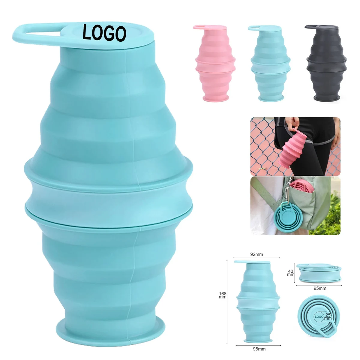 500ml Silicone Expandable Cup 1