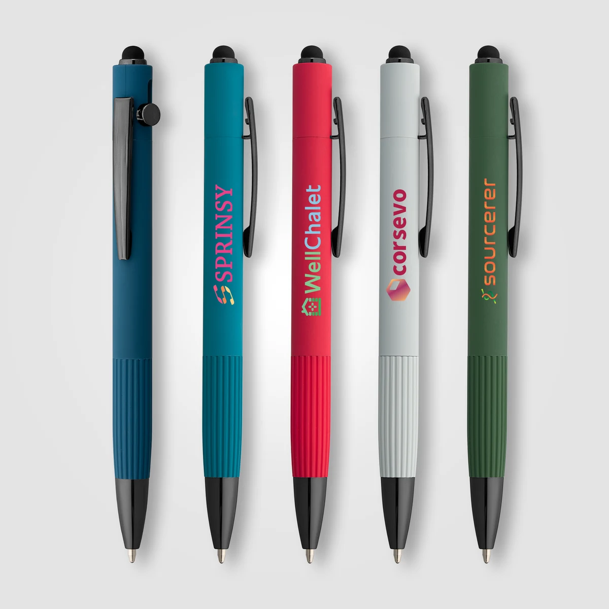 Saga Recycled Aluminum Bolt Action Stylus Pen 1