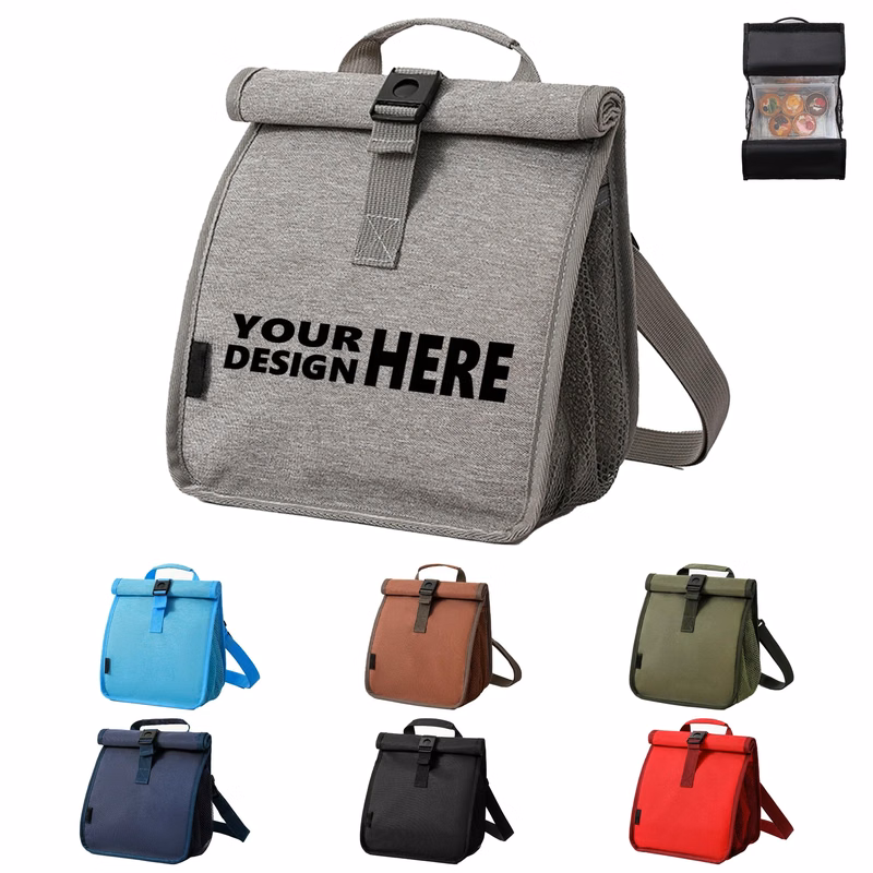 Portable Foldable Insulated Lunch Bag