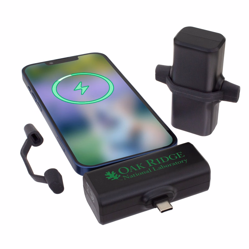 1800 mAh Power Bank with 2 Built-In Connectors