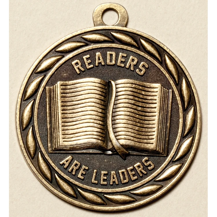Readers are Leaders Medal, 2" 1