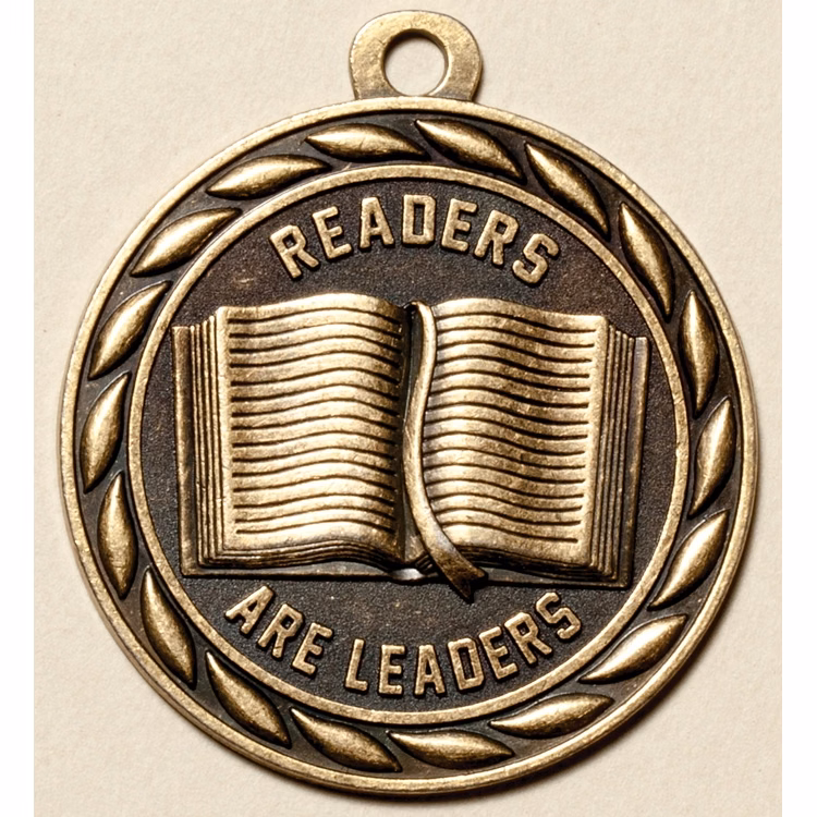Readers are Leaders Medal, 2"