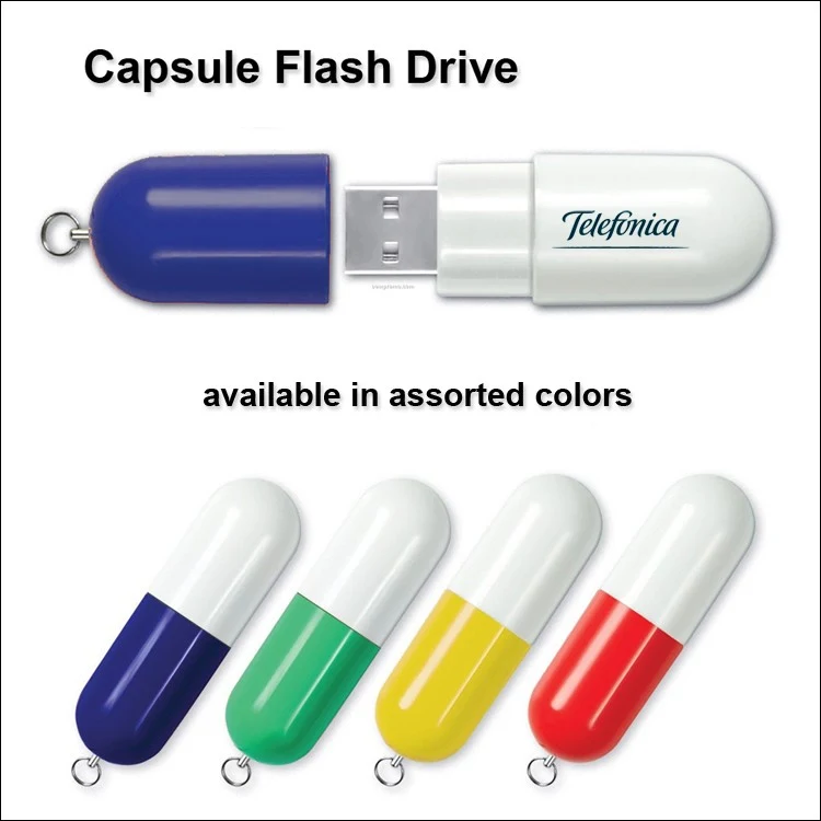 Capsule Flash Drive / USB - 1 GB Memory 1
