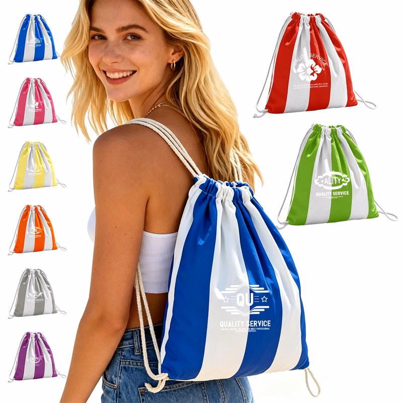 Absorbent Quick-Drying Large Beach Towel For Swimming (2-In-1 Backpack Style)