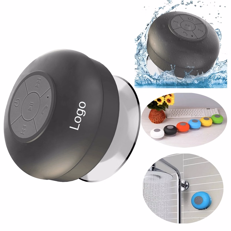 Waterproof Wireless Speaker With Suction Cup Mount