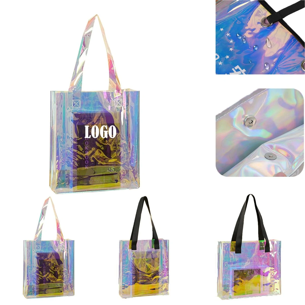 Multi-Purpose Clear Colored Storage Pouches 1