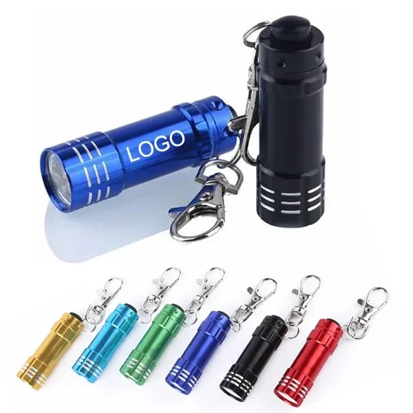 3 LED Deluxe Flashlight Keychain 1