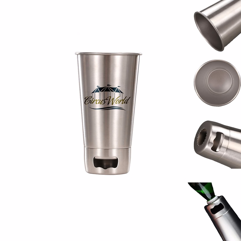 Stainless Steel Bottle Opener Beer Mug