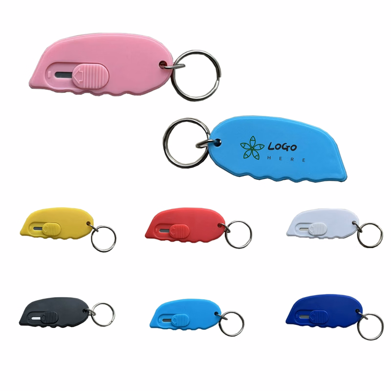 Mini Retractable Knife Box Cutter Keychain