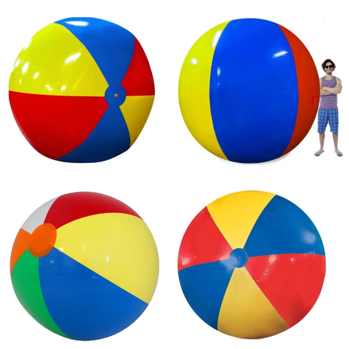 Custom High Quality Giant Colorful Beach Ball 1