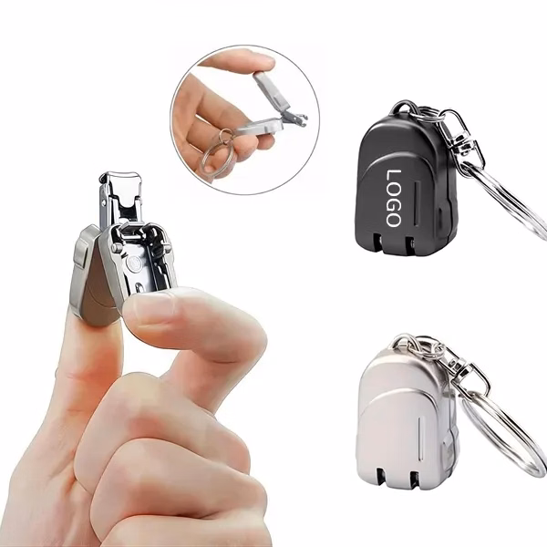 Stainless Steel Keychain Nail Clippers