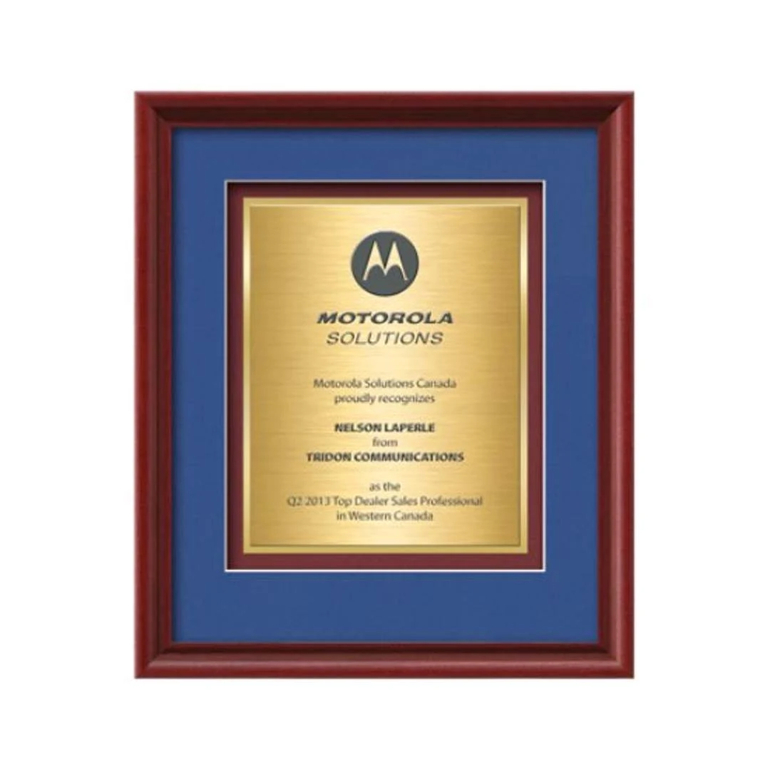 Raven Certificate TexEtch - Mahogany 1