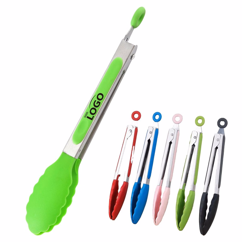 Heat-Resistant Nylon Food Grilling Tongs