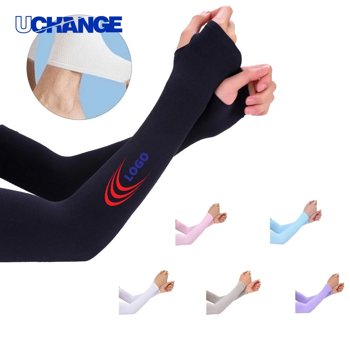 Solid Color Sunscreen Sleeves 1