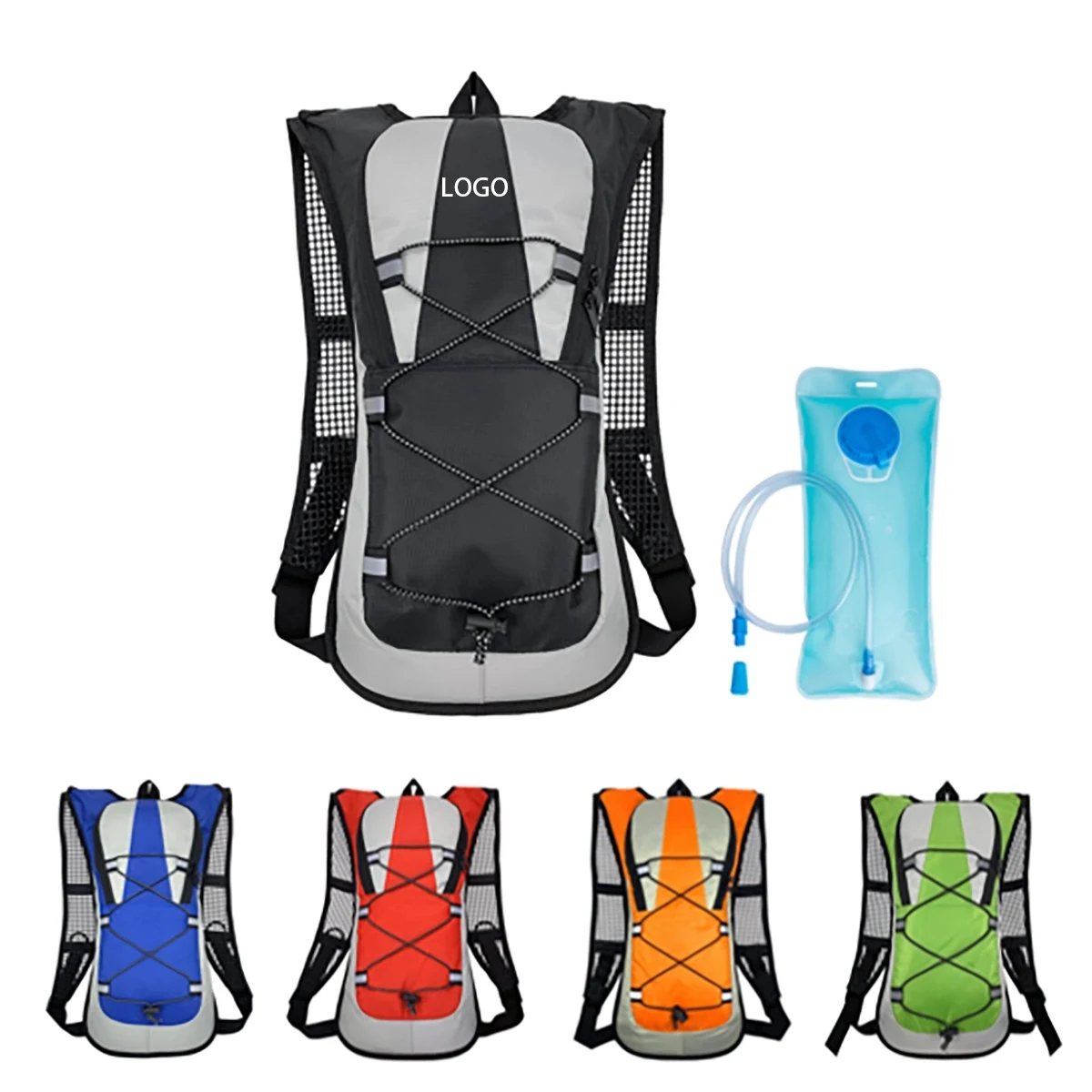 Hiking Backpack With 2L Water Bladder 1