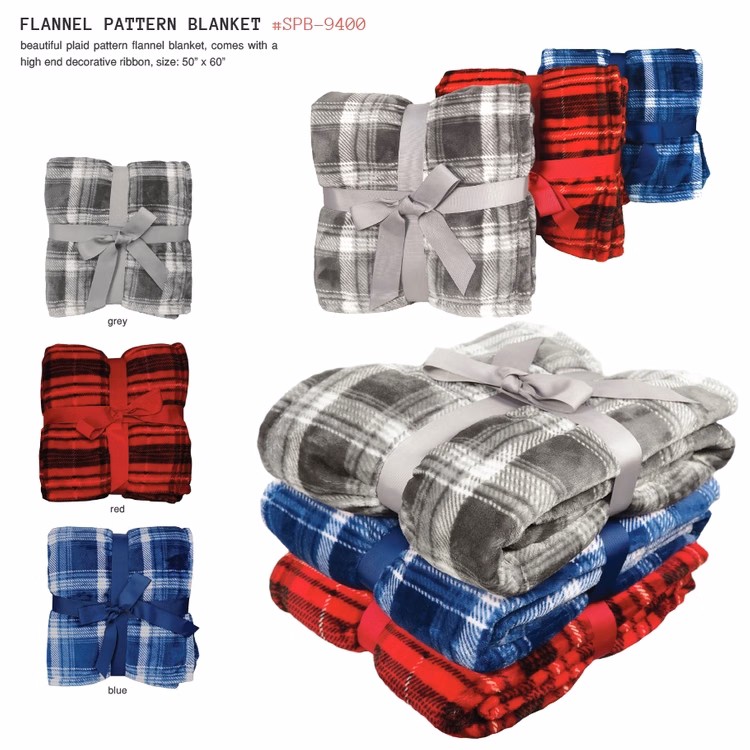 Flannel Plush Pattern Blanket