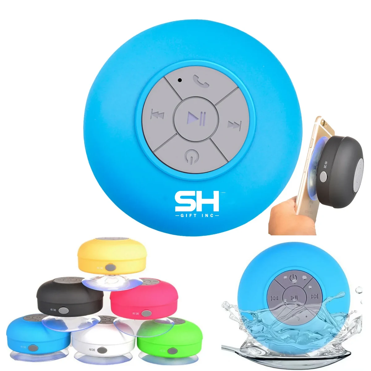 Protable Waterproof Shower Wireless Speaker 1