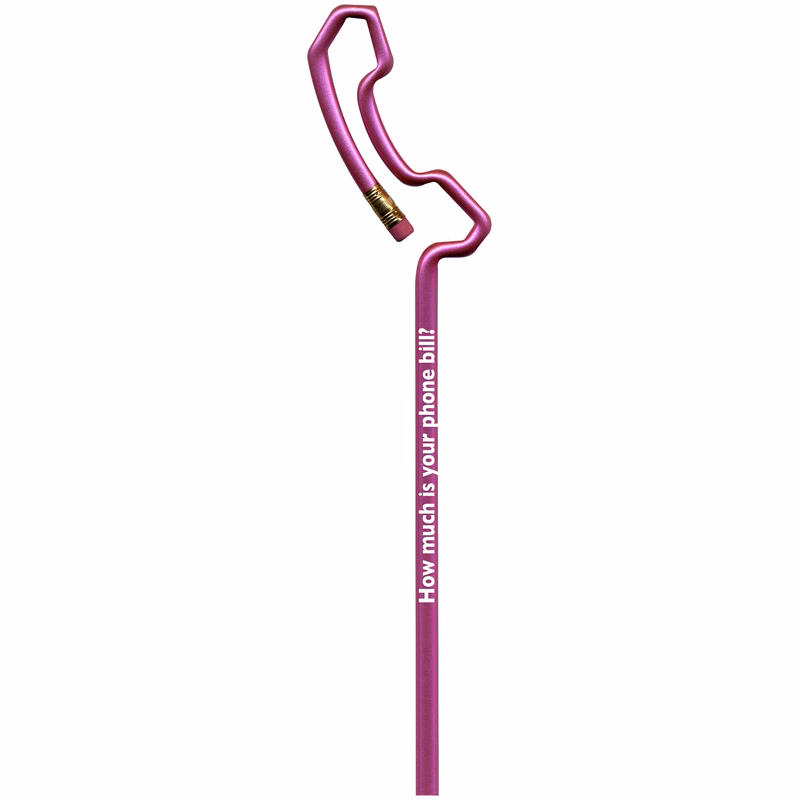 Telephone Handset Bentcil, Bent #2 Pencil