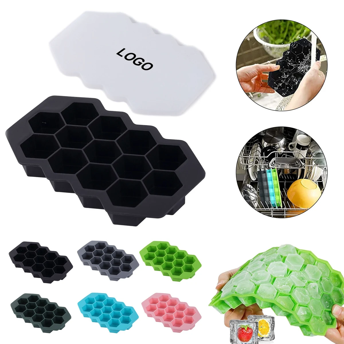 Silicone 13 Ice Cube Tray 1